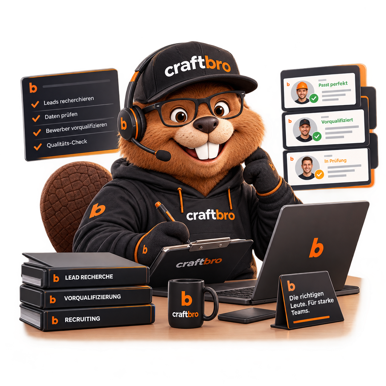 craftbro Bro — Werkstudent / Minijobber (m/w/d) — Lead-Recherche